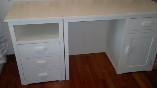 Escritorio con tapa plegable