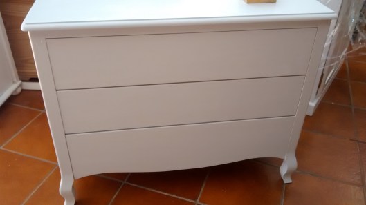 Mueble de baño , proceso de pintado